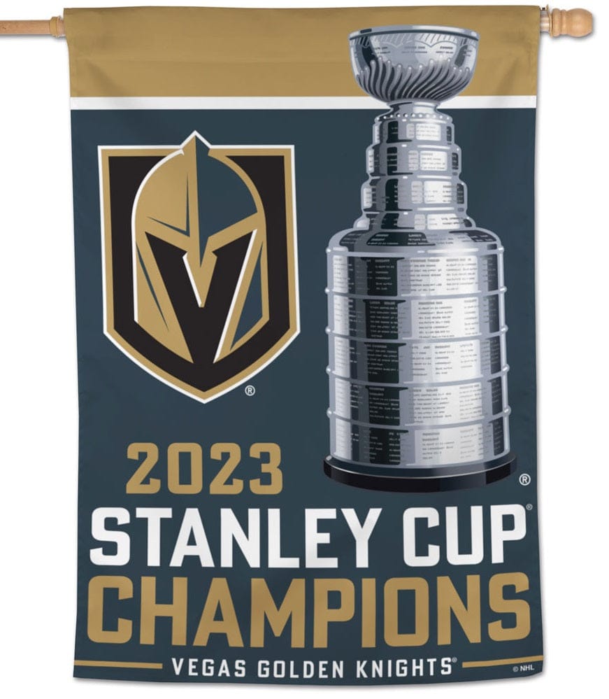 Vegas Golden Knights Banner 2023 Stanley Cup Champions 09212324 Heartland Flags