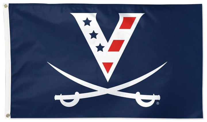 Virginia Cavaliers Flag 3x5 Patriotic Red White Blue 26852323 Heartland Flags