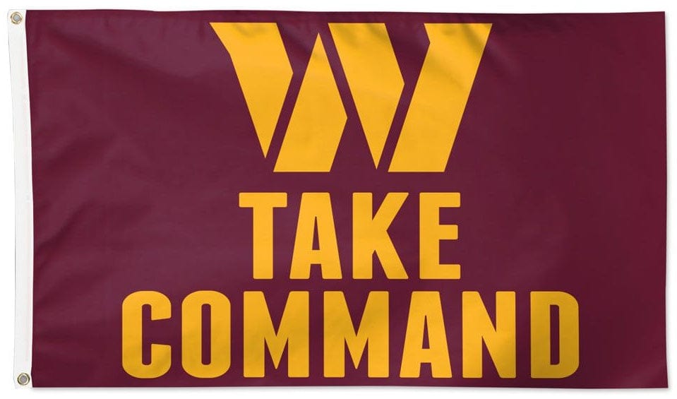 Washington Commanders Flag 3x5 Take Command 29260222 Heartland Flags
