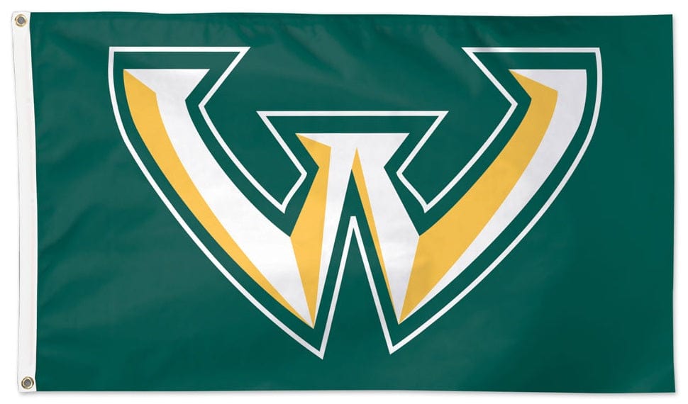 Wayne State Warriors Flag 3x5 Logo 02366120 Heartland Flags