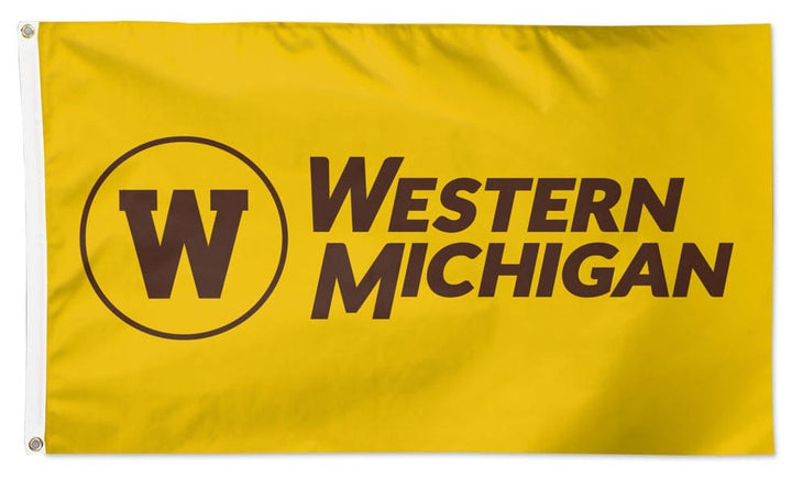 Western Michigan Flag 3x5 Yellow 27561421 Heartland Flags