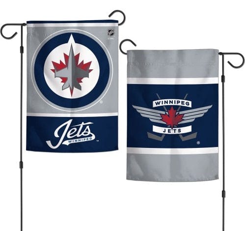 Winnipeg Jets Garden Flag 2 Sided Both Logo's 29938118 Heartland Flags