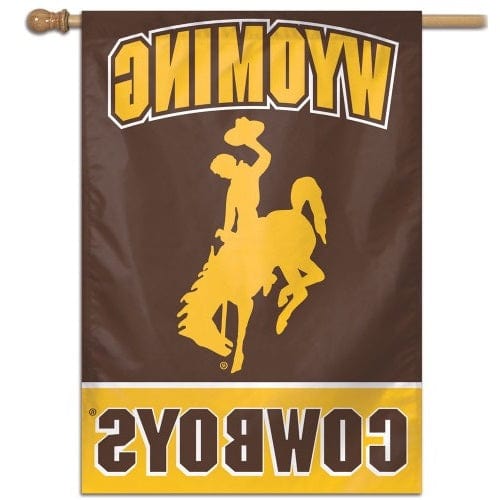 Wyoming Cowboys Flag Vertical House Banner 28691017 Heartland Flags