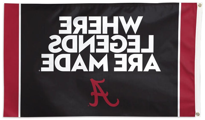 Alabama Crimson Tide 3x5 Flag Where Legends Are Made heartlandflags