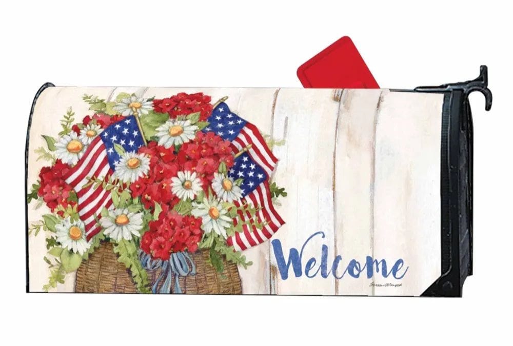 American Flags Mailbox Cover Mailwrap Welcome heartlandflags