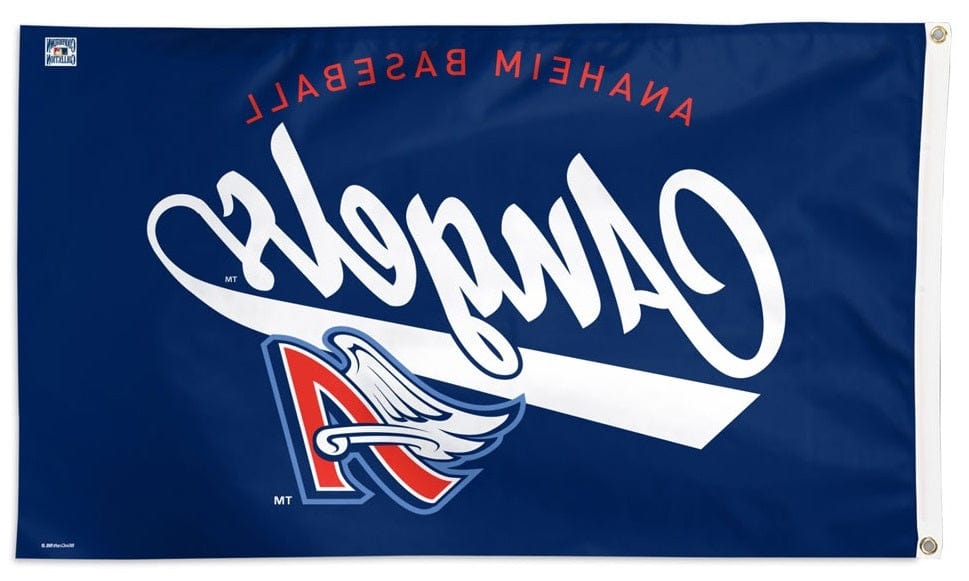 Anaheim Baseball Angels Flag 3x5 Cooperstown heartlandflags