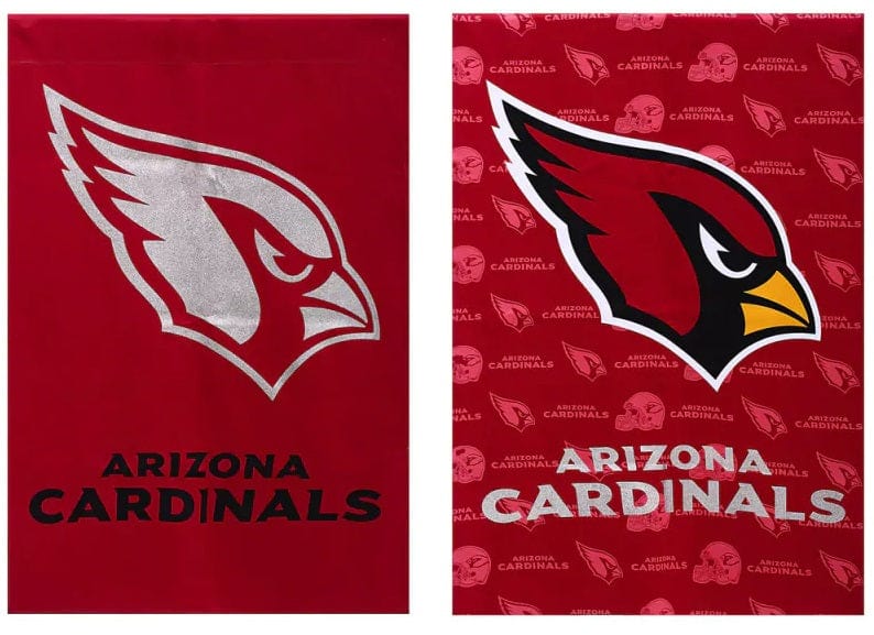 Arizona Cardinals Banner 2 Sided Glitter House Flag heartlandflags