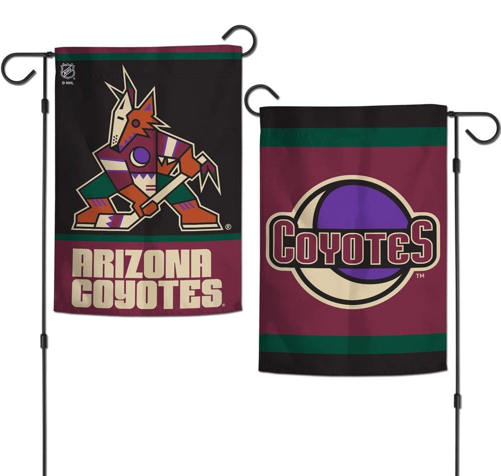 Arizona Coyotes Garden Flag 2 Sided New Logo heartlandflags