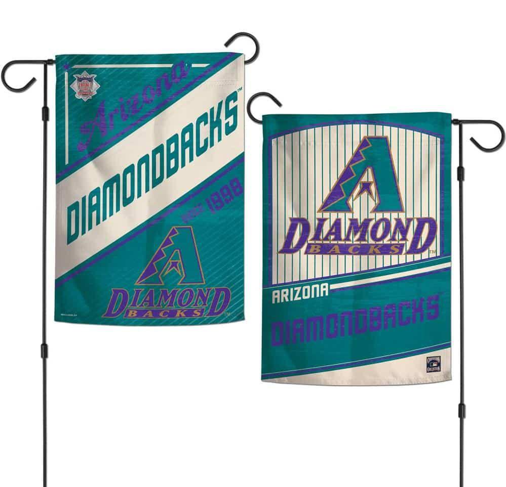 Arizona Diamondbacks Garden Flag 2 Sided Retro Classic heartlandflags