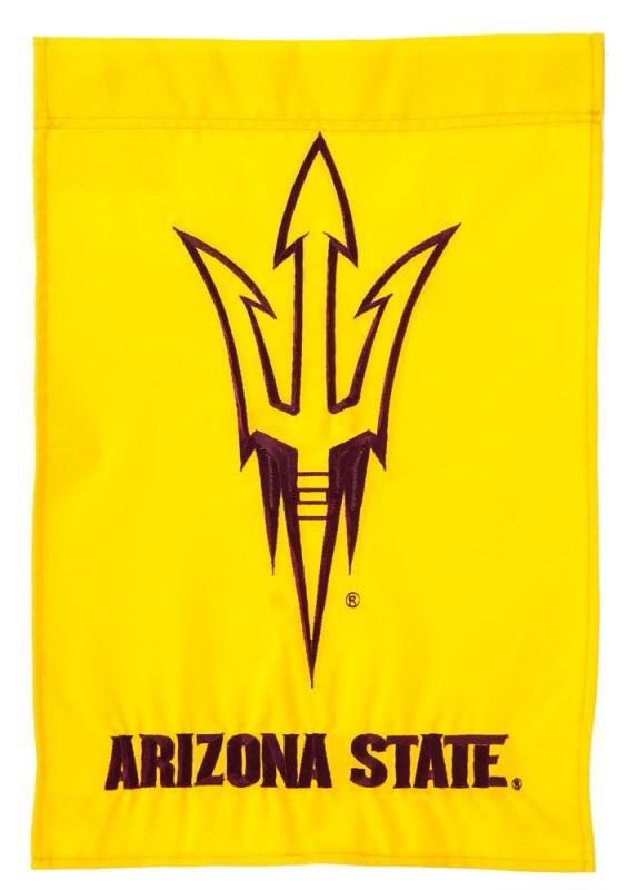 Arizona State University Sun Devils Garden Flag 2 Sided Applique heartlandflags