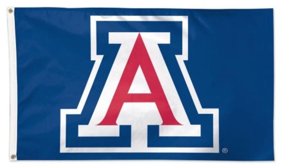 Arizona Wildcats Flag 3x5 Logo on Blue heartlandflags