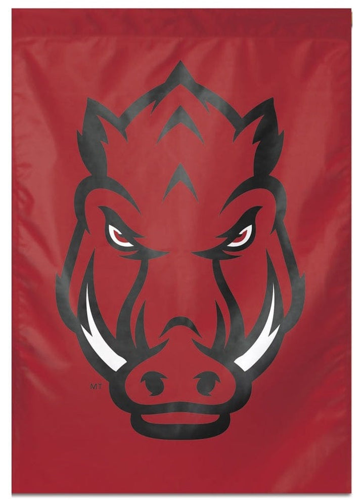 Arkansas Razorback Flag Vertical Logo heartlandflags