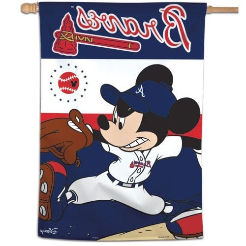 Atlanta Braves Flag Mickey Mouse Banner heartlandflags