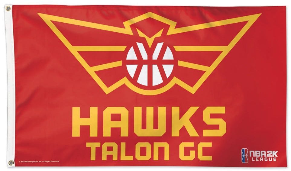 Atlanta Hawks Flag 3x5 Hawks Talon GC heartlandflags