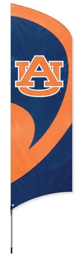 Auburn Tigers Tall Team Feather Flag With Flagpole heartlandflags