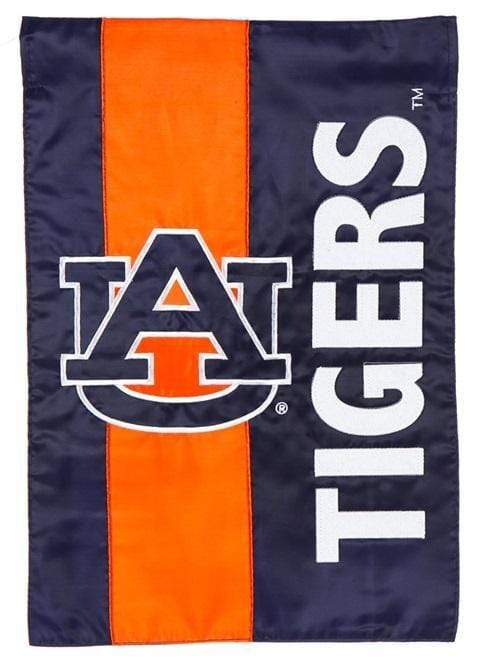 Auburn University Tigers Garden Flag 2 Sided Applique Logo heartlandflags