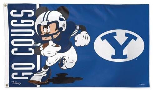 BYU Cougars Flag 3x5 Mickey Mouse Disney Football heartlandflags