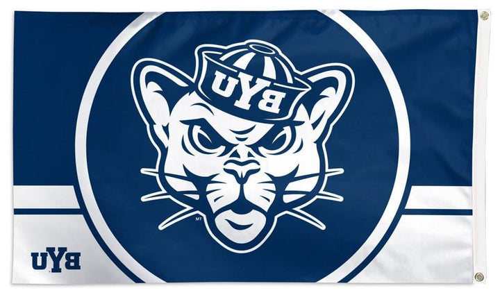 BYU Flag 3x5 Throwback Logo Brigham Young heartlandflags