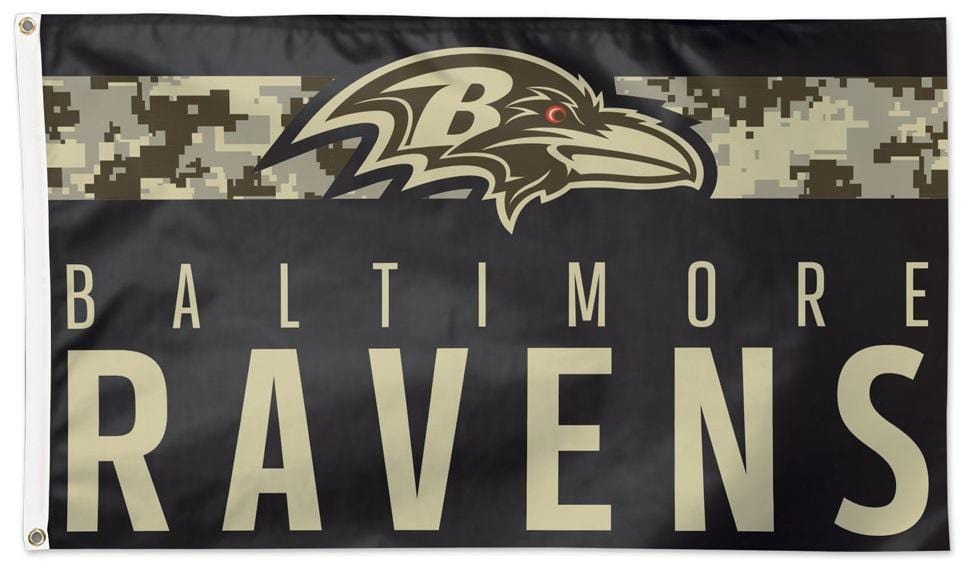 Baltimore Ravens Flag 3x5 Digi Camo heartlandflags