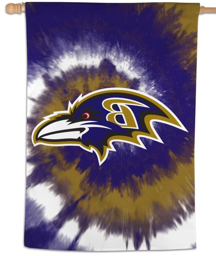 Baltimore Ravens Flag Tie Dye Logo House Banner heartlandflags