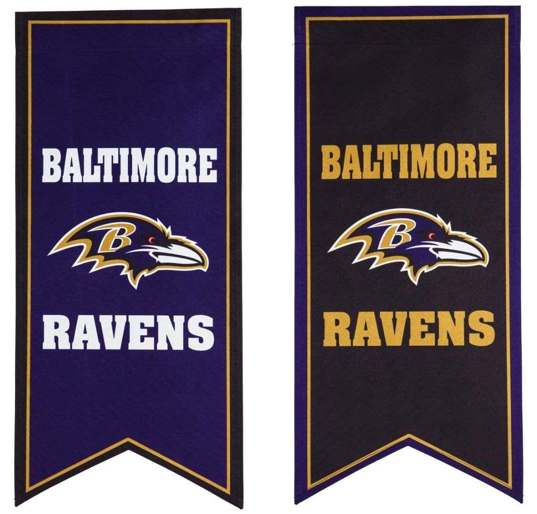 Baltimore Ravens Garden Flag 2 Sided Long Pennant heartlandflags