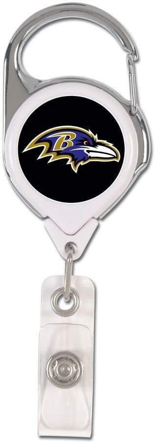 Baltimore Ravens Reel 2 Sided Domed Retractable Badge Holder heartlandflags