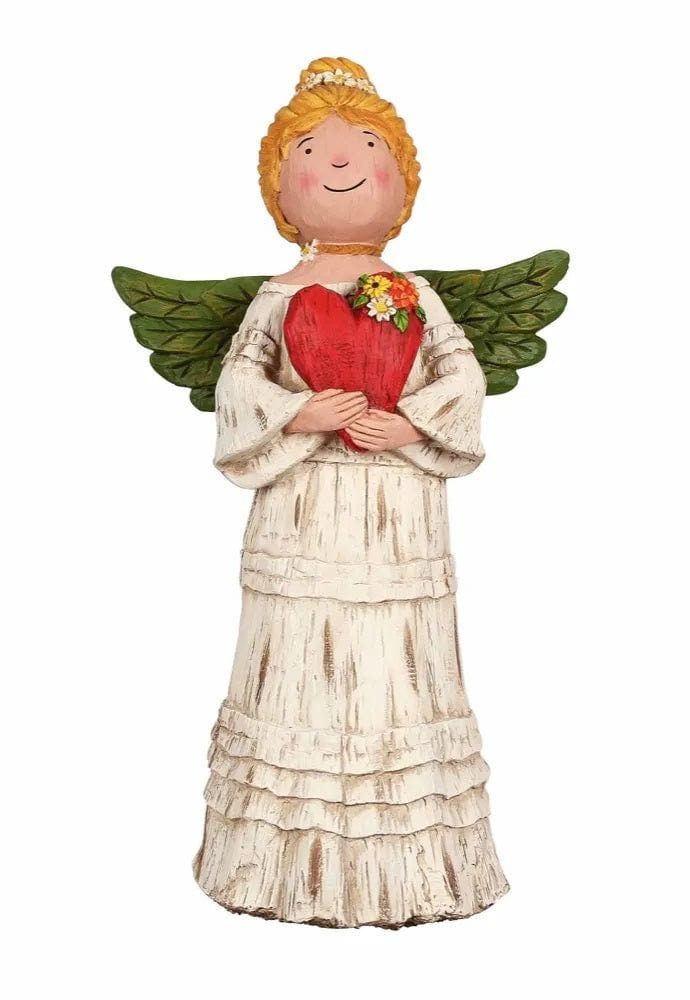 Big Hearted Garden Angel Figurine Wings of Whimsy heartlandflags