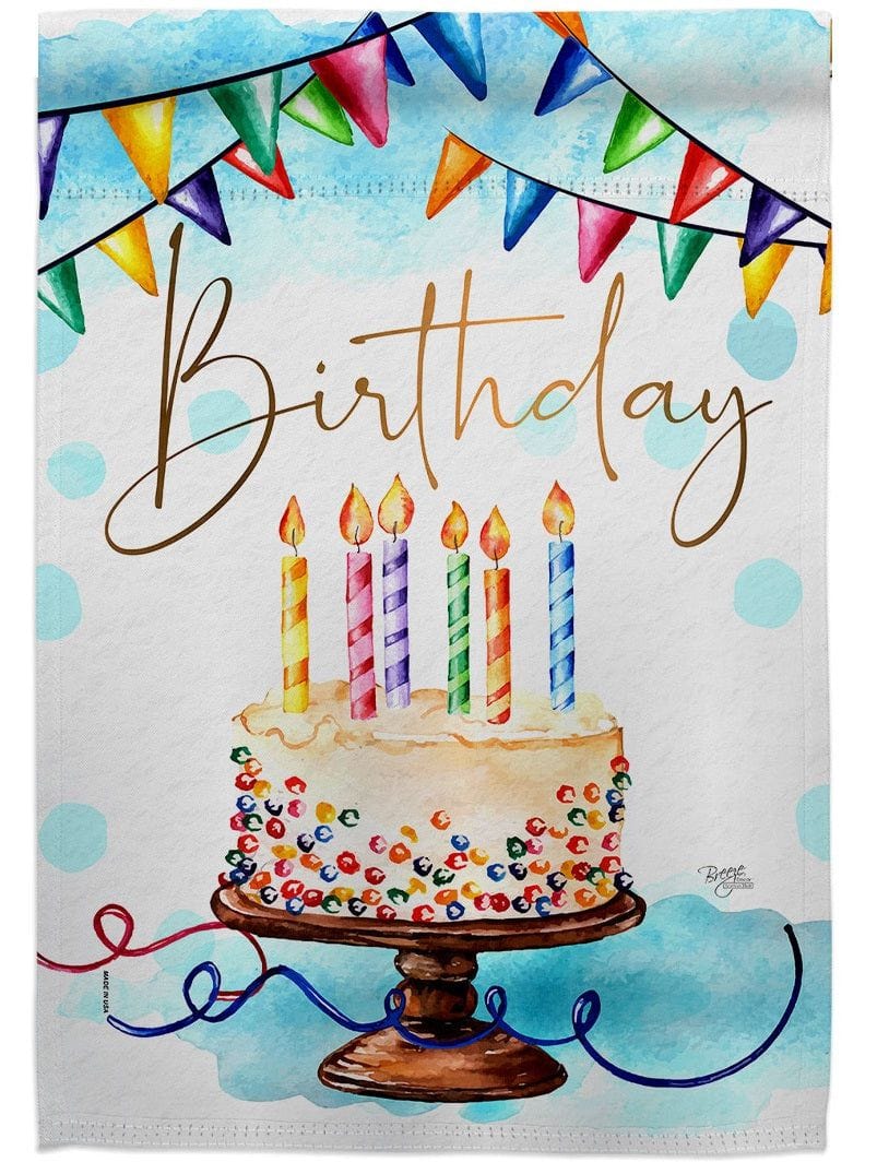 Birthday Garden Flag 2 Sided Decorative heartlandflags
