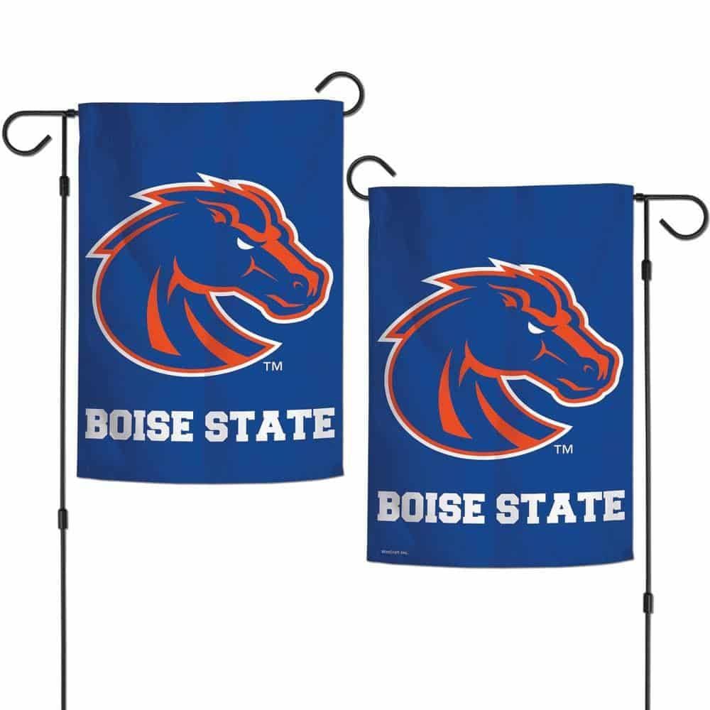 Boise State Garden Flag 2 Sided Logo heartlandflags