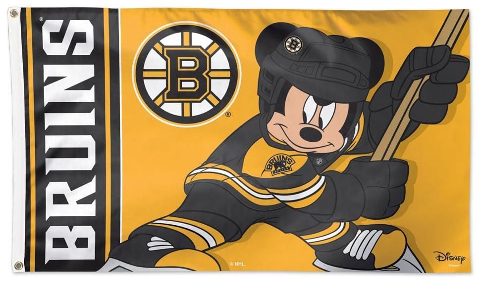 Boston Bruins Flag 3x5 Mickey Mouse Disney heartlandflags