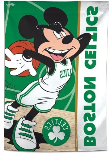Boston Celtics Flag Mickey Mouse House Banner Disney heartlandflags