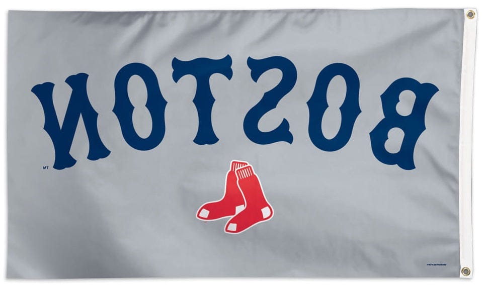 Boston Red Sox Flag 3x5 Grey heartlandflags