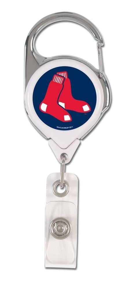 Boston Red Sox Reel Retractable 2 Sided Badge Holder heartlandflags