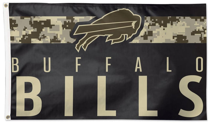 Buffalo Bills Flag 3x5 Military Digi Camo heartlandflags