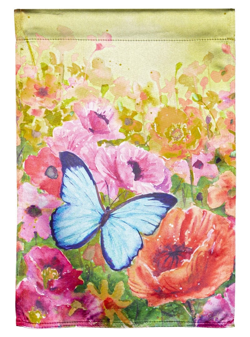Butterfly Sunset Banner 2 Sided Decorative House Flag heartlandflags