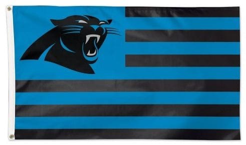 Carolina Panthers Flag 3x5 Americana Stripes heartlandflags