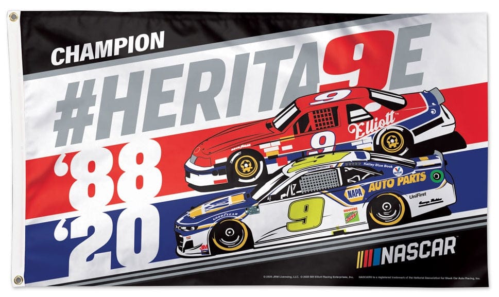 Chase Elliott Flag 3x5 Bill Elliott Heritage Champions heartlandflags