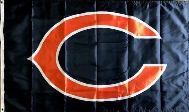 Chicago Bears Flag 2 Sided Navy All Sizes heartlandflags