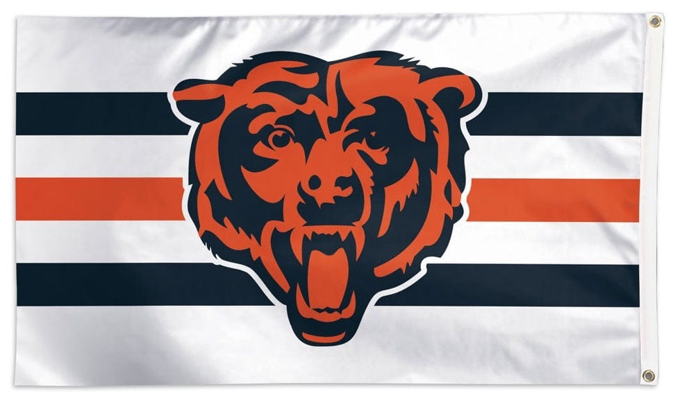 Chicago Bears Flag 3x5 Away Stripe heartlandflags