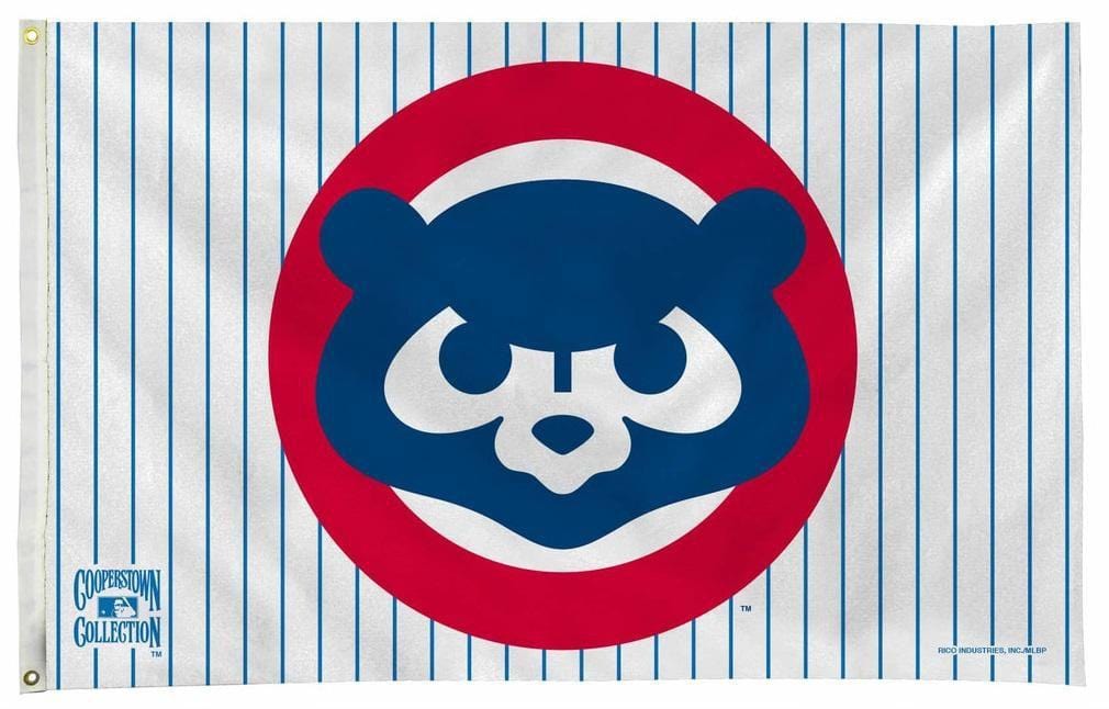 Chicago Cubs Flag 2 Sided 3x5 Pinstripe 1984 Cooperstown heartlandflags