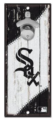 Chicago White Sox Bottle Opener MLB Wood Sign heartlandflags