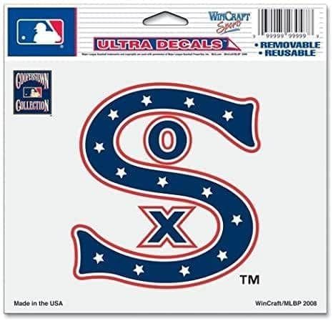 Chicago White Sox Cooperstown Logo Ultra Cling heartlandflags