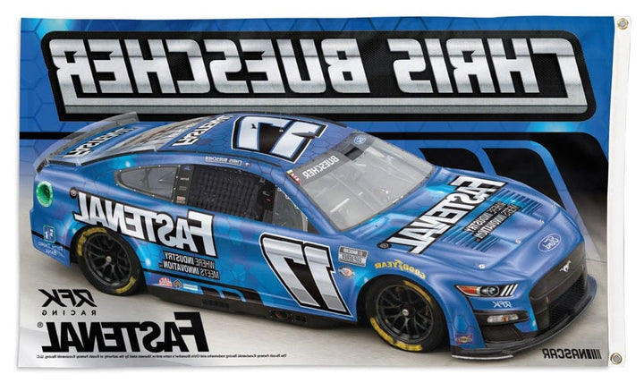 Chris Buescher Flag 3x5 Fastenal RFK Racing 2023 heartlandflags