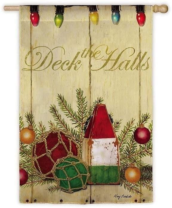 Christmas Deck the Halls Flag 2 Sided heartlandflags