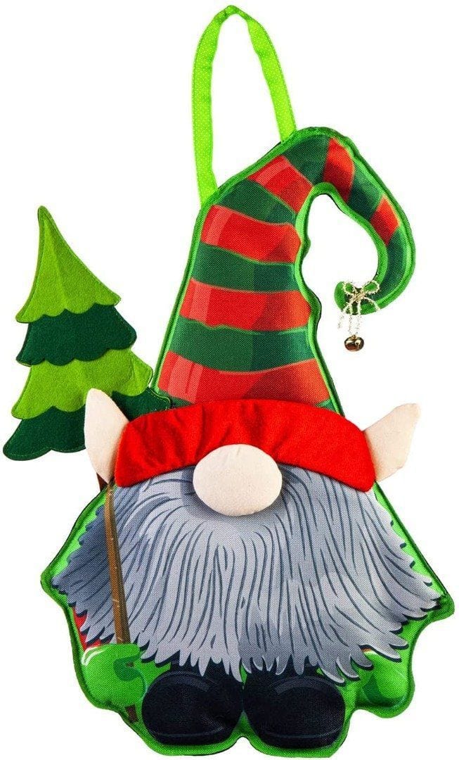 Christmas Gnome Elf Door Decoration heartlandflags