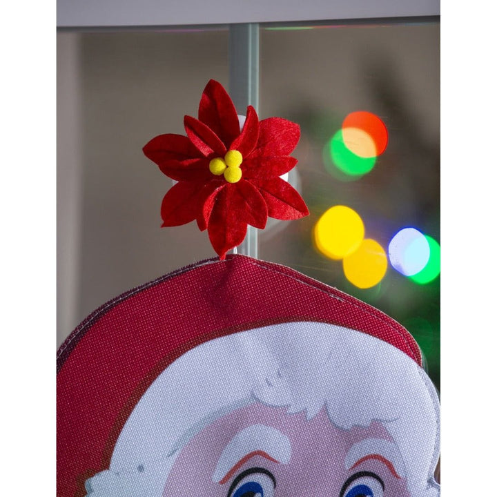 Christmas Jolly Santa LED Window or Door Decoration heartlandflags