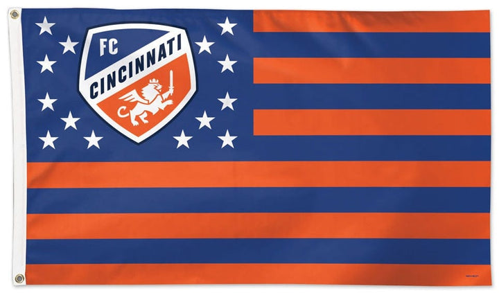 FC Cincinnati Flag 3x5 Americana Stars and Stripes heartlandflags