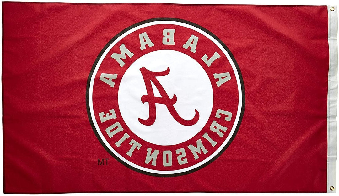 Circle A Logo Alabama Crimson Tide 3x5 Flag heartlandflags