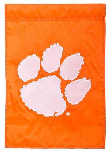 Clemson Tigers 2 Sided Applique Garden Flag heartlandflags