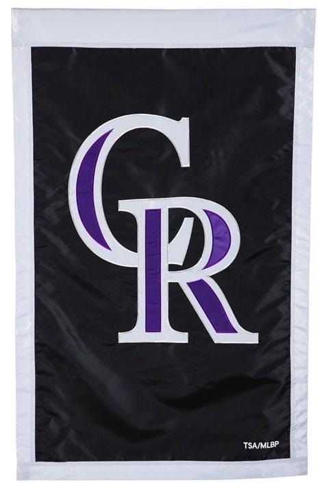 Colorado Rockies House Flag 2 Sided Applique Banner heartlandflags